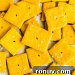 20 Creative Sides to Serve with Soup Beyond Bread 9 Cheese crackers with sea salt on parchment paper.