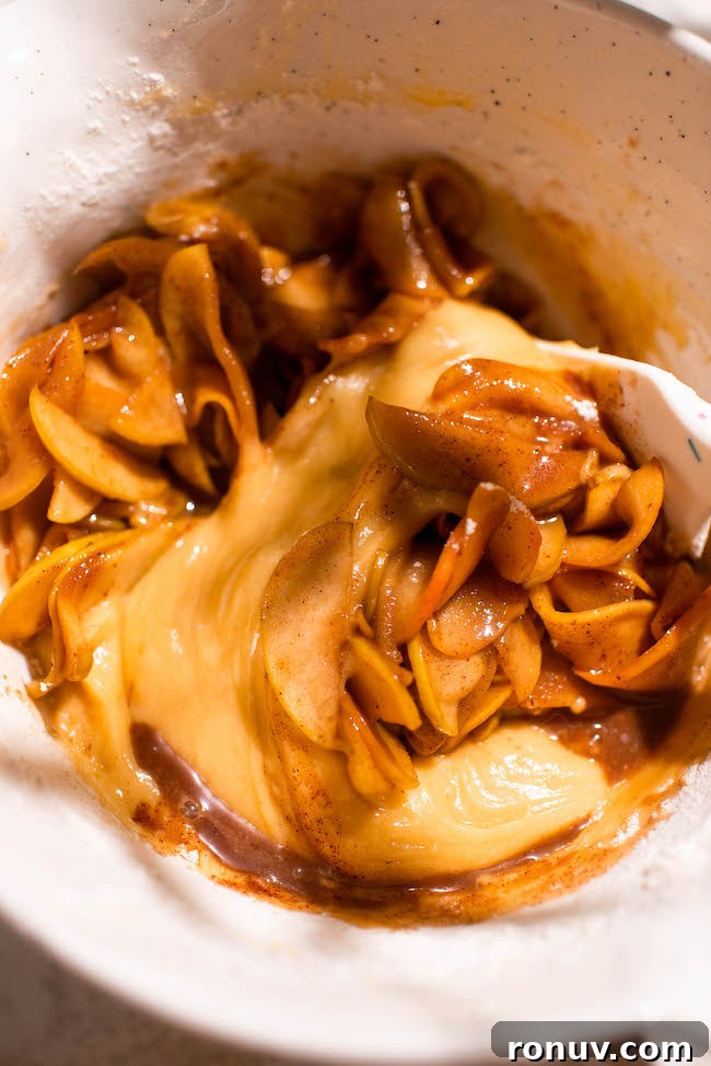 Gooey Caramel Apple Butter Cake Recipe 7 Slicing the cake