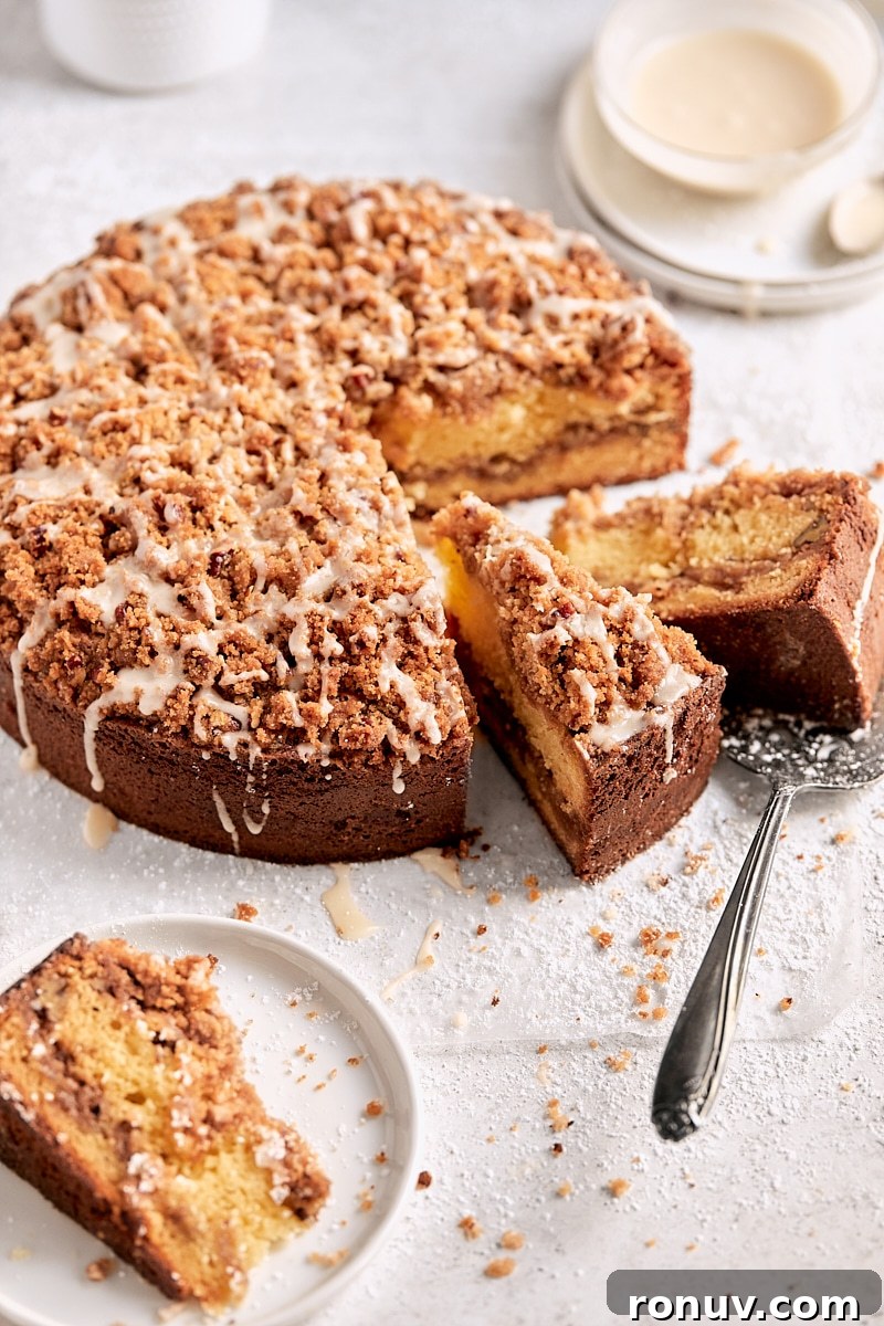 Moist Sour Cream Coffee Cake Recipe with Cinnamon Streusel 11 Classic Sour Cream Coffee Cake