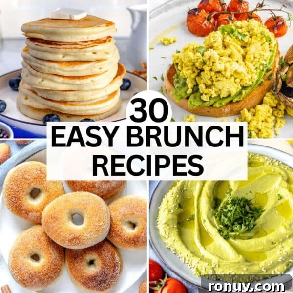 Vegan French Toast Recipe with Cinnamon Maple Syrup 18 easy vegan brunch recipes.