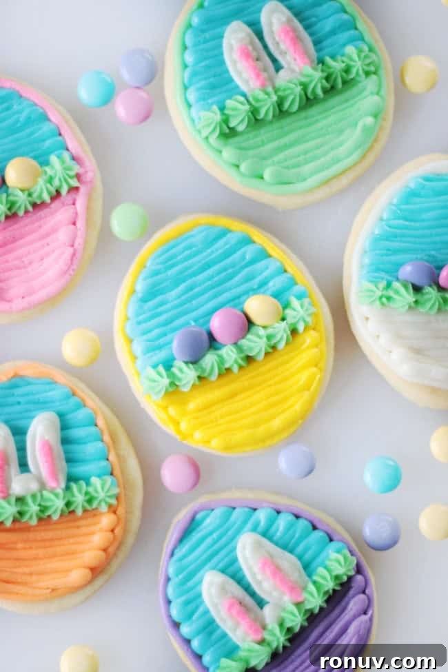 25 Easter Desserts to Impress Your Guests 18 easter basket sugar cookies
