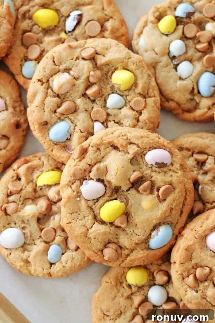 25 Easter Desserts to Impress Your Guests 7 cadbury cookies piled up