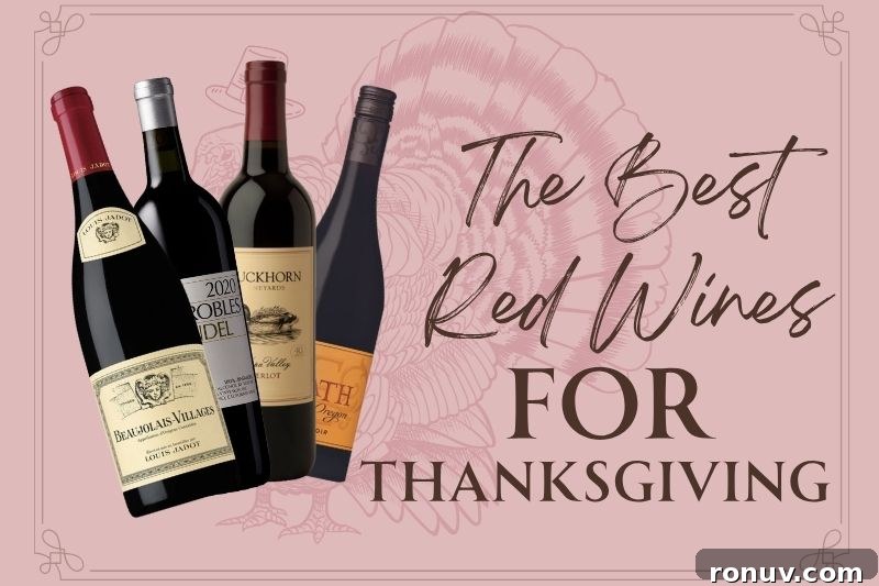 the best red wines for thanksgiving
