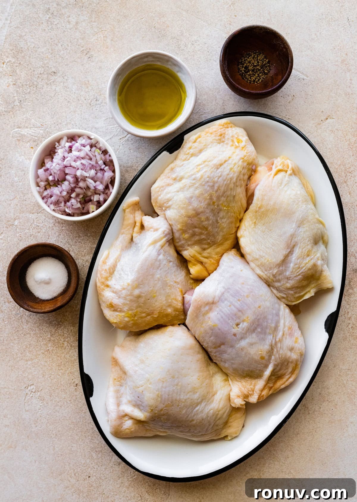 Pan-Seared Chicken Thighs in Creamy Mustard Sauce 4 Ingredient shot for Chicken Thighs with Creamy Mustard Sauce Recipe