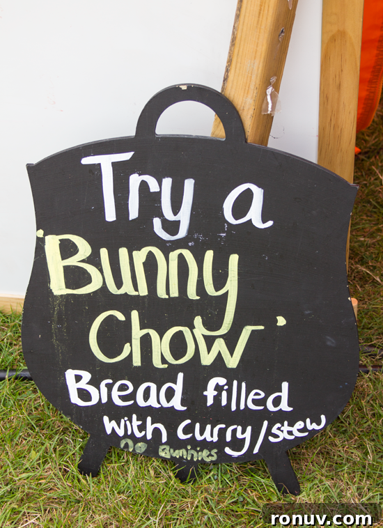 Explore the Essex Food Festival: Local Eats and Live Events 5 Bunny Chow Sign