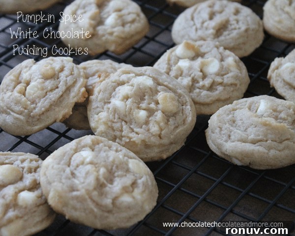 Chewy Caramel Apple Toffee Cookies Recipe 7 Pumpkin-Spice White Chocolate Pudding Cookies
