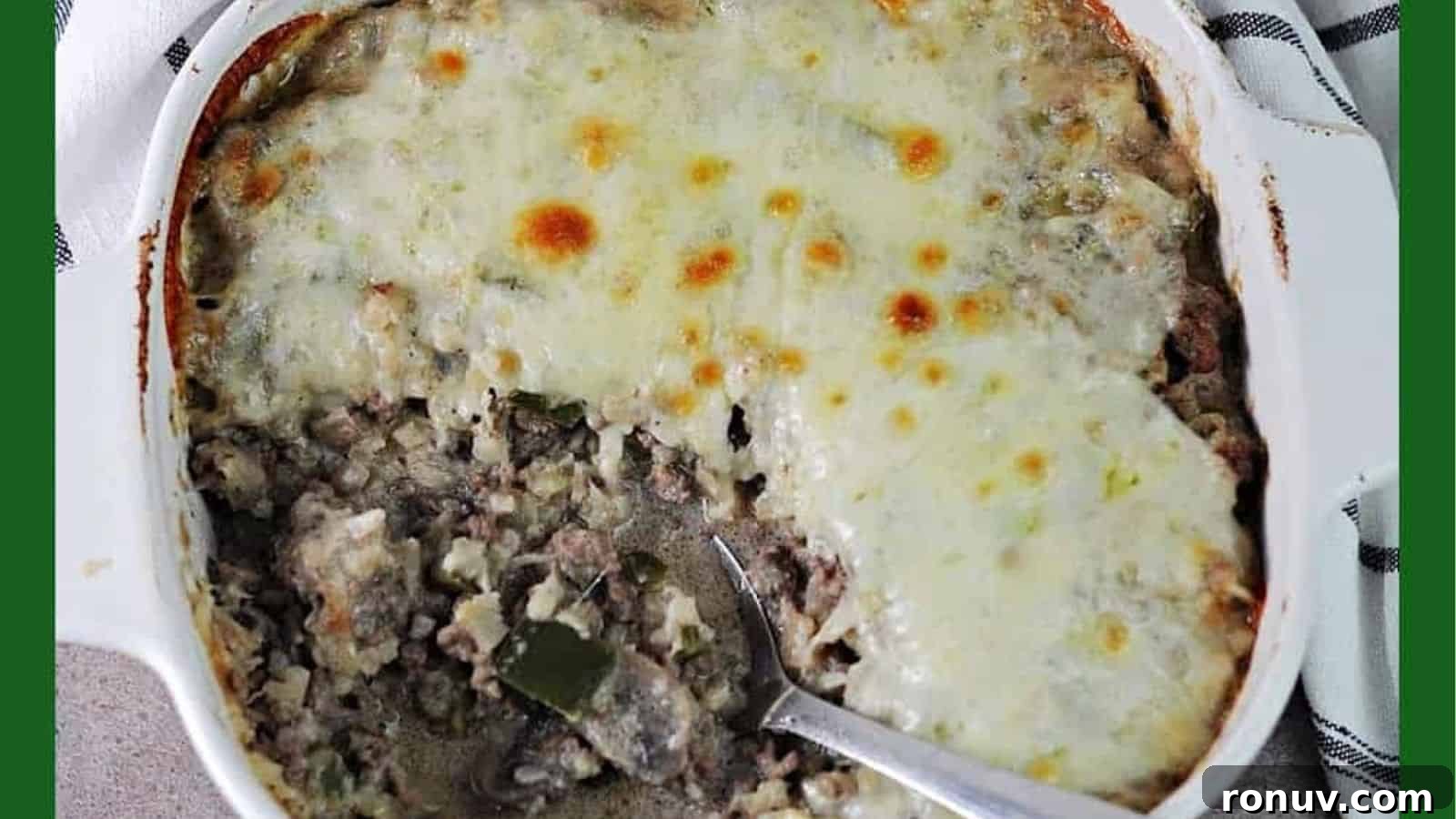 20 Cream Cheese Recipes Where It's the Secret Ingredient 2 Philly Cheesesteak Casserole