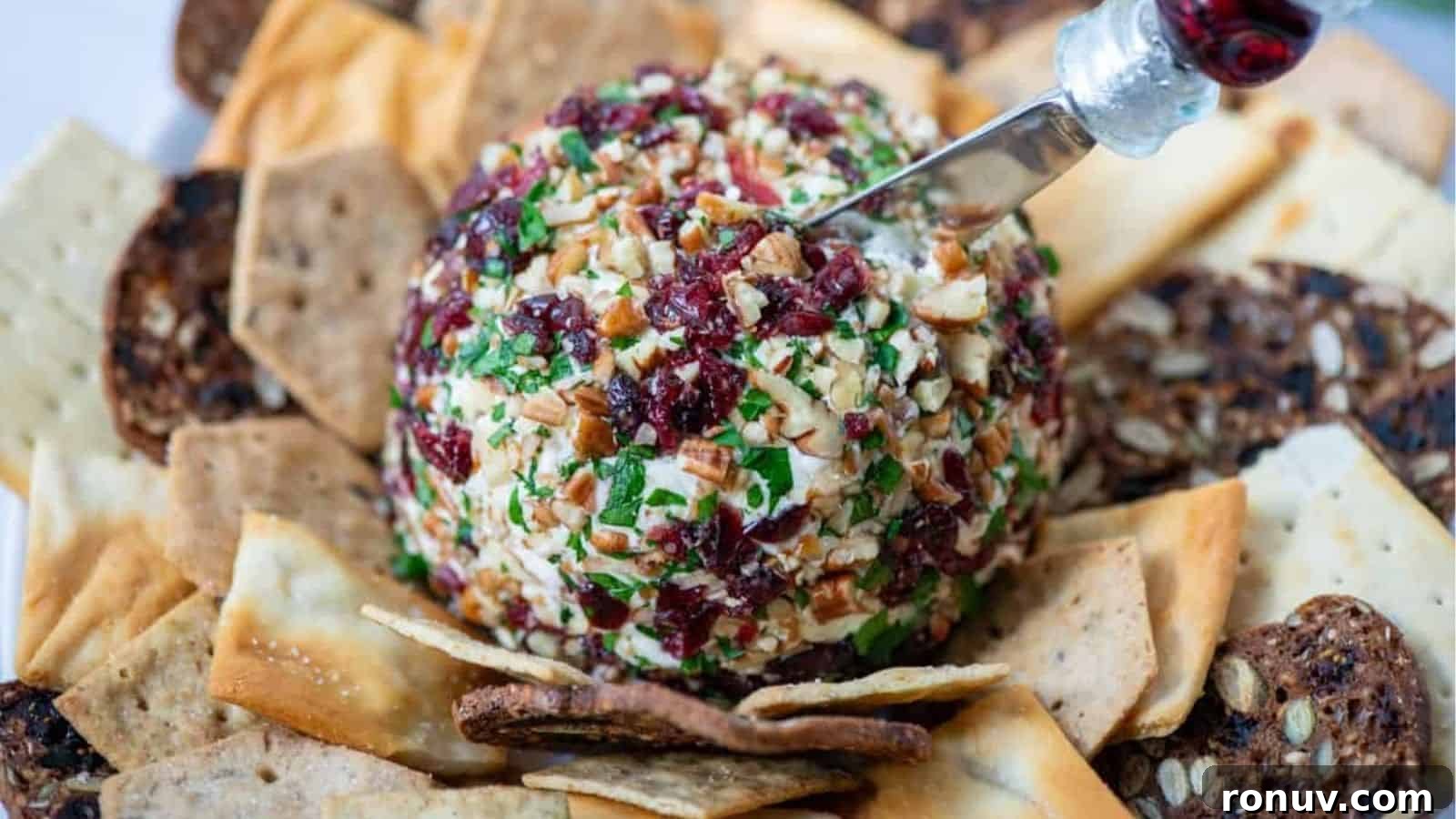 20 Cream Cheese Recipes Where It's the Secret Ingredient 13 Cranberry Pecan Cheese Ball