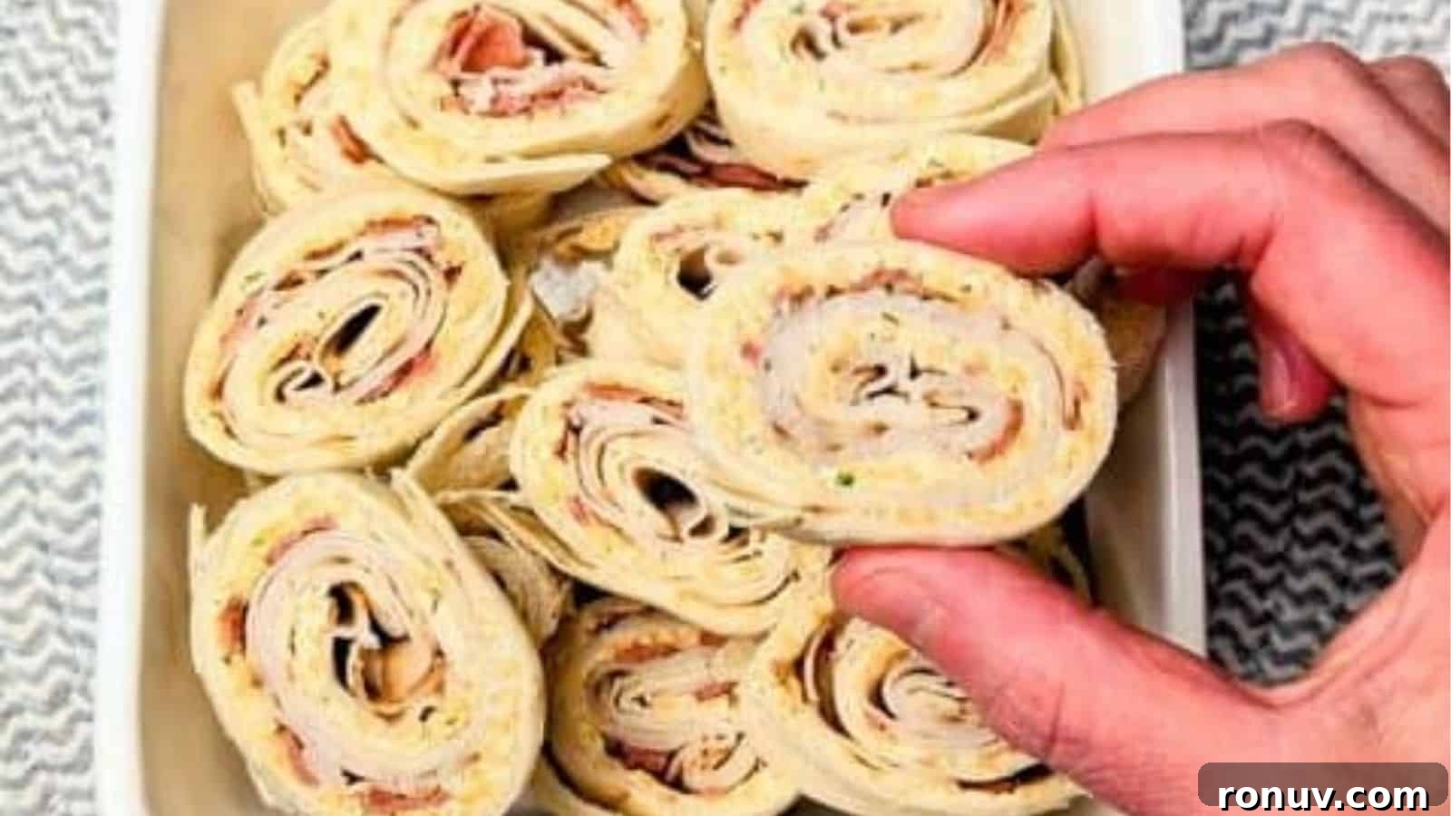 20 Cream Cheese Recipes Where It's the Secret Ingredient 17 Turkey And Cheese Pinwheels