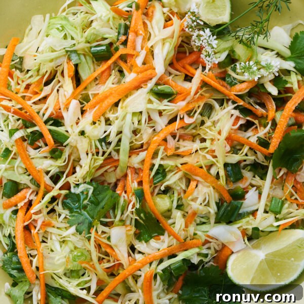 Zesty Cilantro Lime Coleslaw
