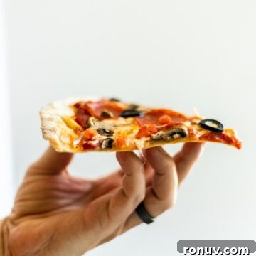 Thin crust pizza dough