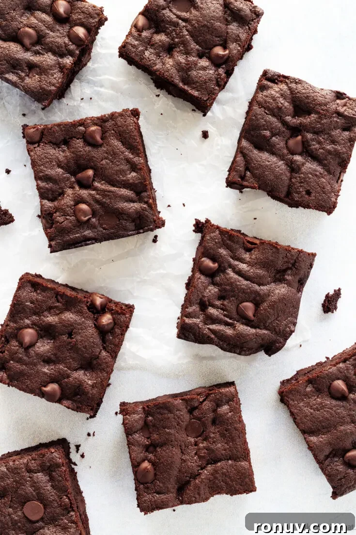 flourless peanut butter brownies