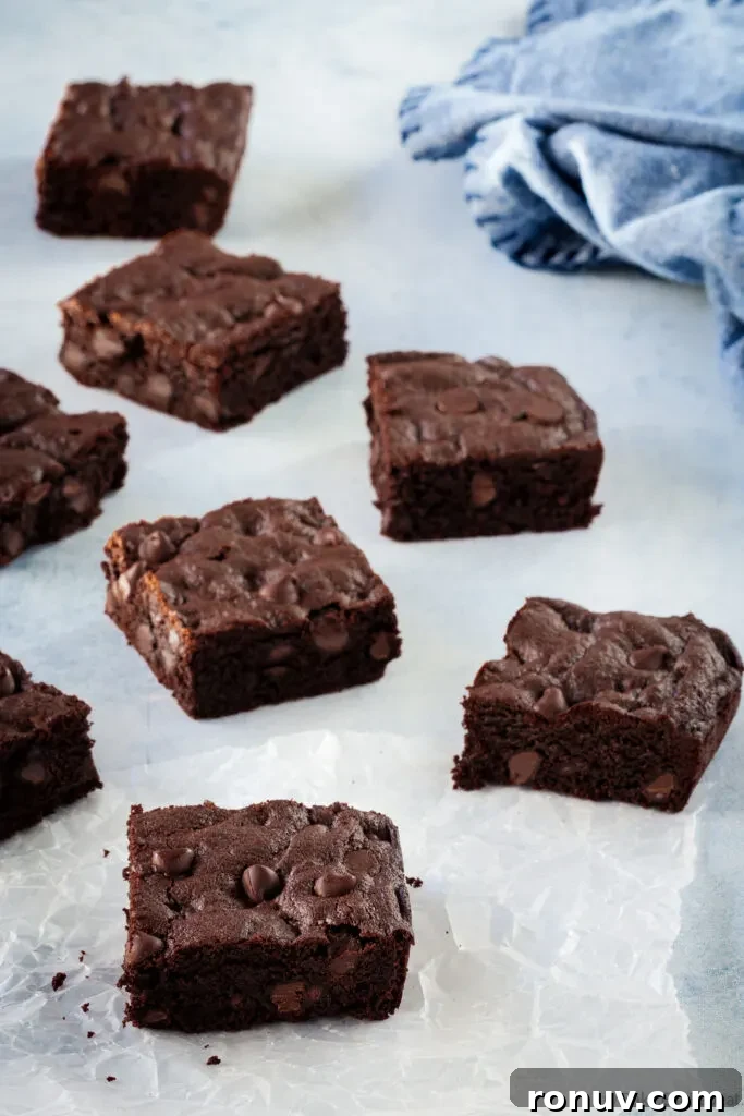 Fudgy Flourless Peanut Butter Brownies 3 healthier flourless peanut butter brownies
