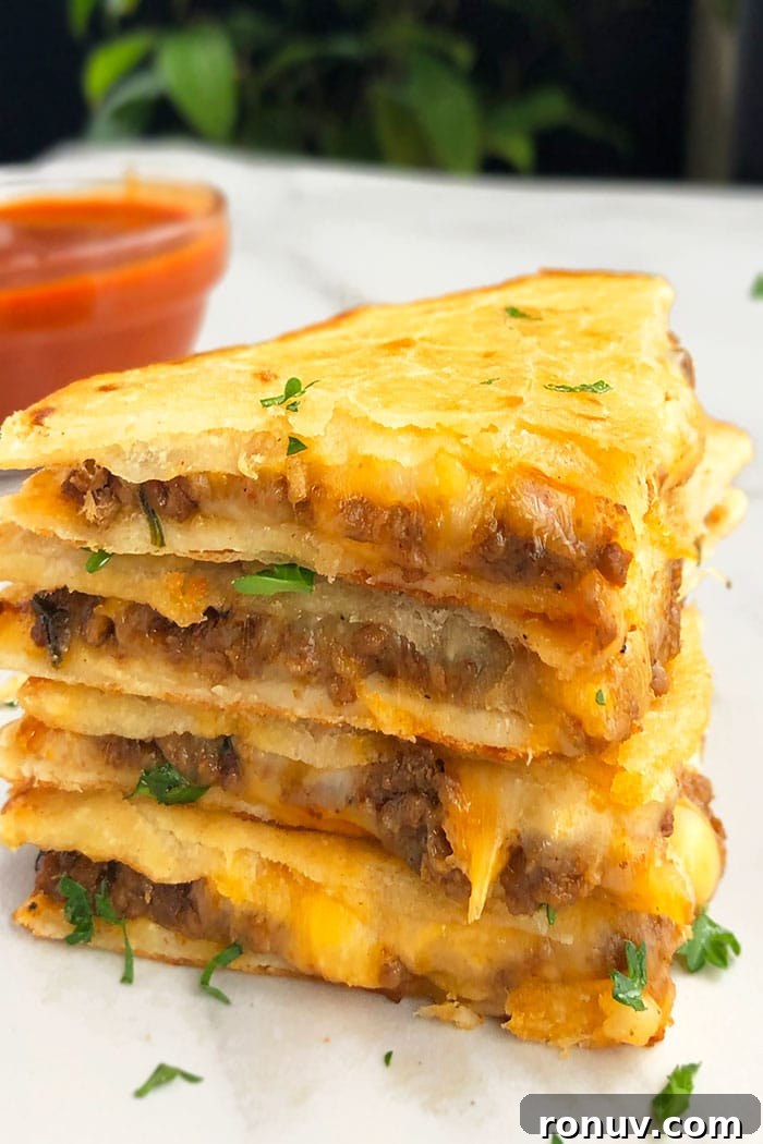 One-Pan Ground Beef Quesadilla Recipe 2 Easy Ground Beef Quesadilla Recipe