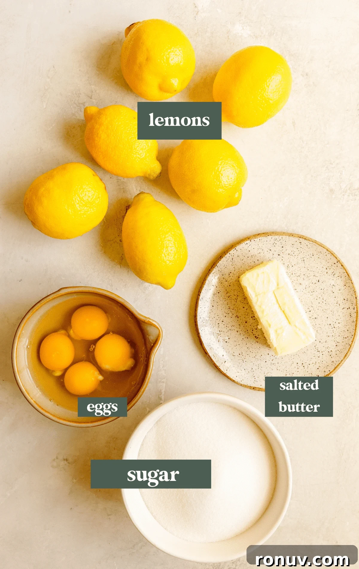 Silky Homemade Lemon Curd Recipe 3 ingredients to make curd.