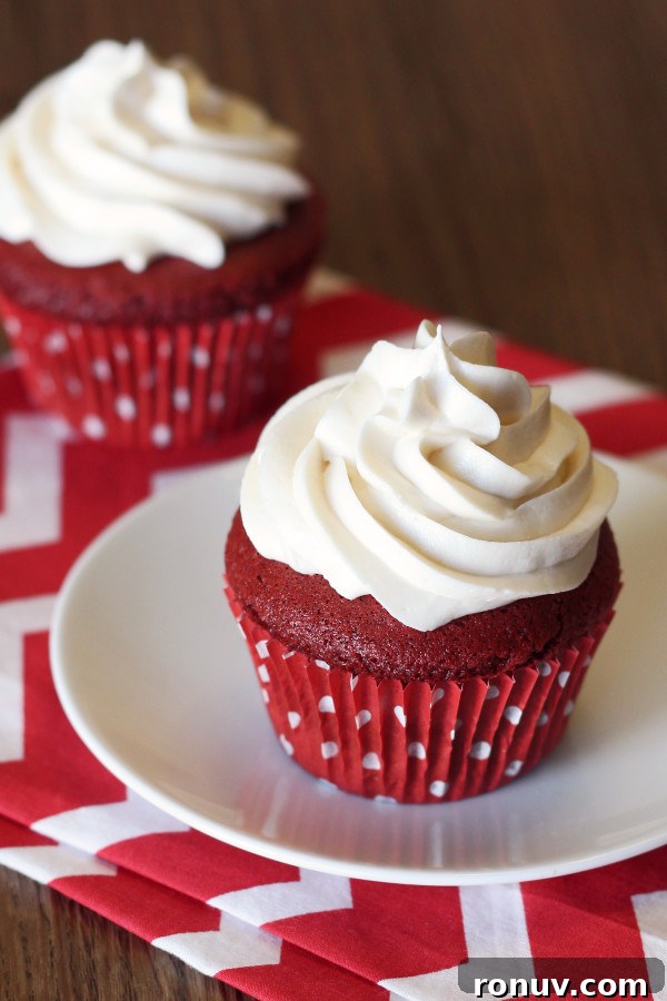 Gluten Free Vegan Red Velvet Cupcakes. The classic flavors of red velvet cake, only made gluten, dairy and egg free.