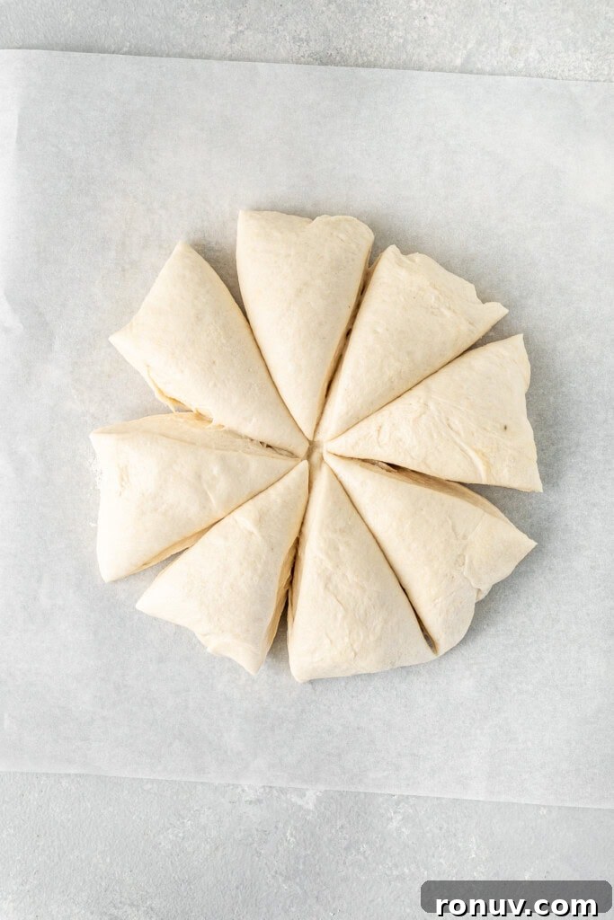 Grilled Greek Lamb Pitas with Tzatziki and Feta 7 Dividing up the pita dough.