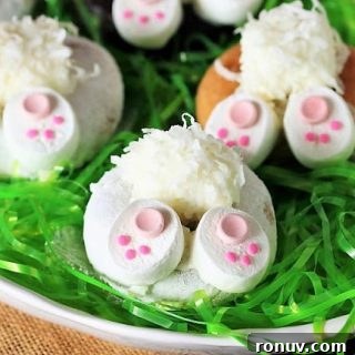 easter bunny themed donuts