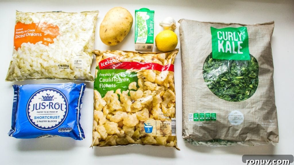 Kale Pesto and Cauliflower Picnic Pies Recipe 3 Kale Pesto & Cauliflower Picnic Pies Ingredients