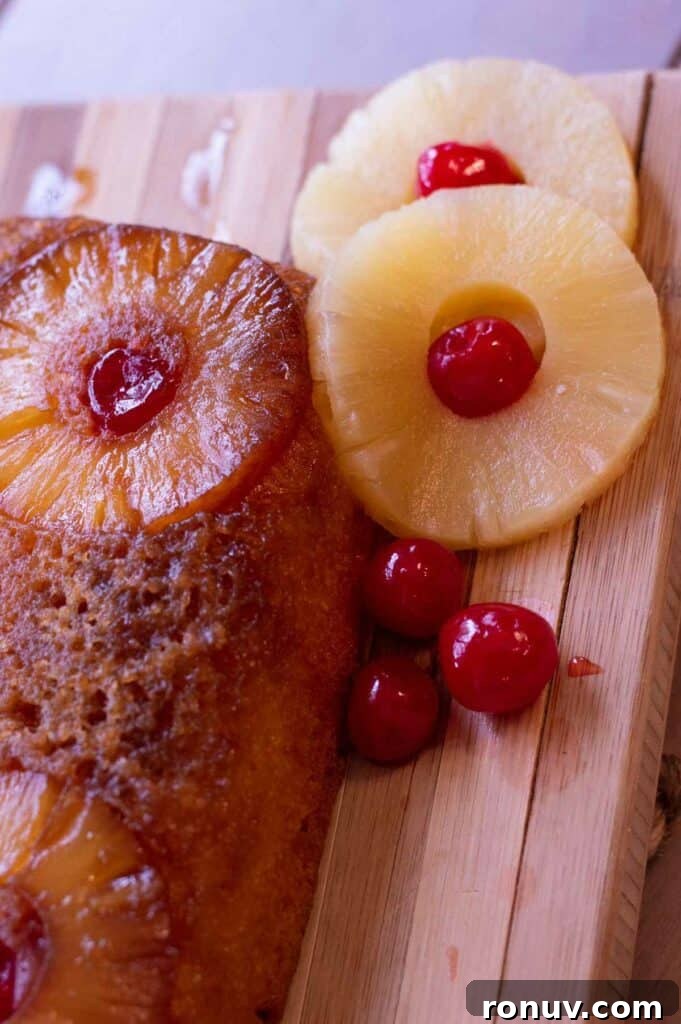 Gluten-Free Pineapple Upside-Down Cake Recipe 11 Gluten free pineapple upside down cake with pineapple rings and maraschino cherries
