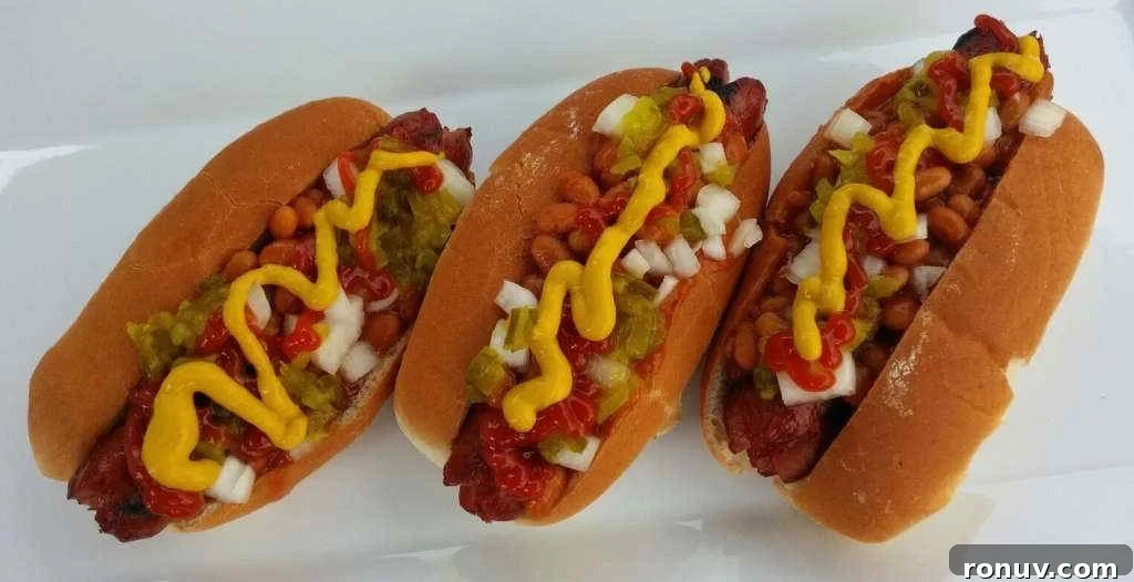 Grilled Boston Style Hot Dogs with Caramelized Onions 2 Grilled Boston Hot Dogs
