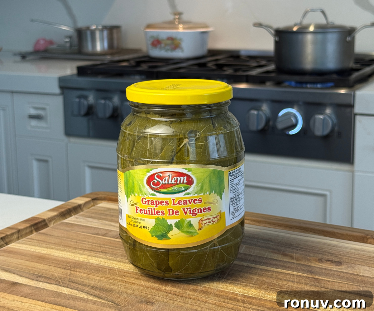 Authentic Warak Enab (Stuffed Grape Leaves) Recipe 3 Grape leaves prepared for stuffing