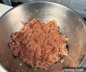 Authentic Warak Enab (Stuffed Grape Leaves) Recipe 7 Mixing the filling