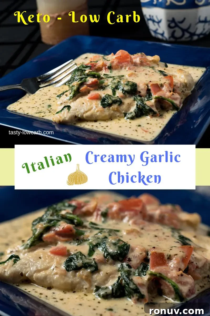 Creamy Italian Garlic Chicken Recipe 5 img 5845 6