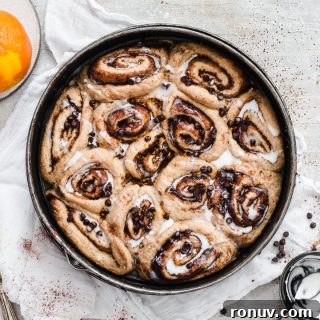 These healthy vegan cinnamon rolls are delicious and low sugar!