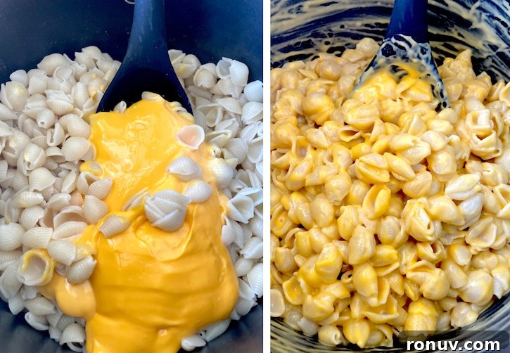 Quick Taco Macaroni and Cheese Dinner Recipe 5 Delicious macaroni and cheese dinner mixed with seasoned ground beef!