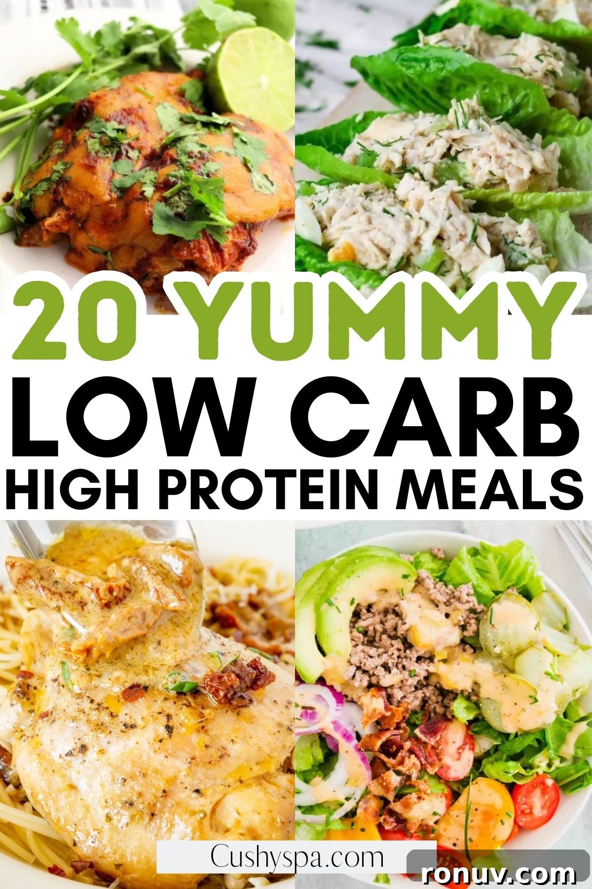 low carb high protein meals