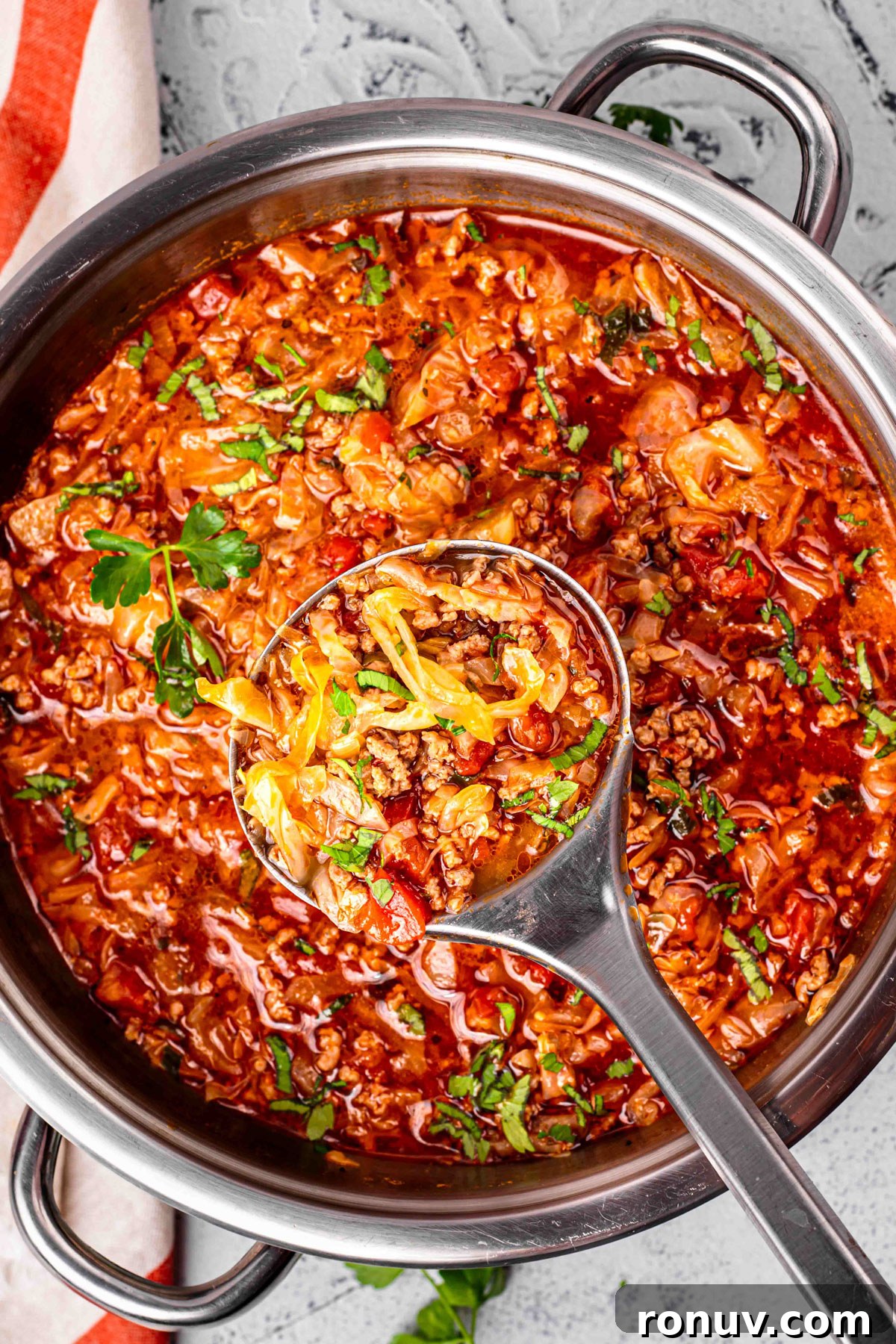 low carb cabbage soup