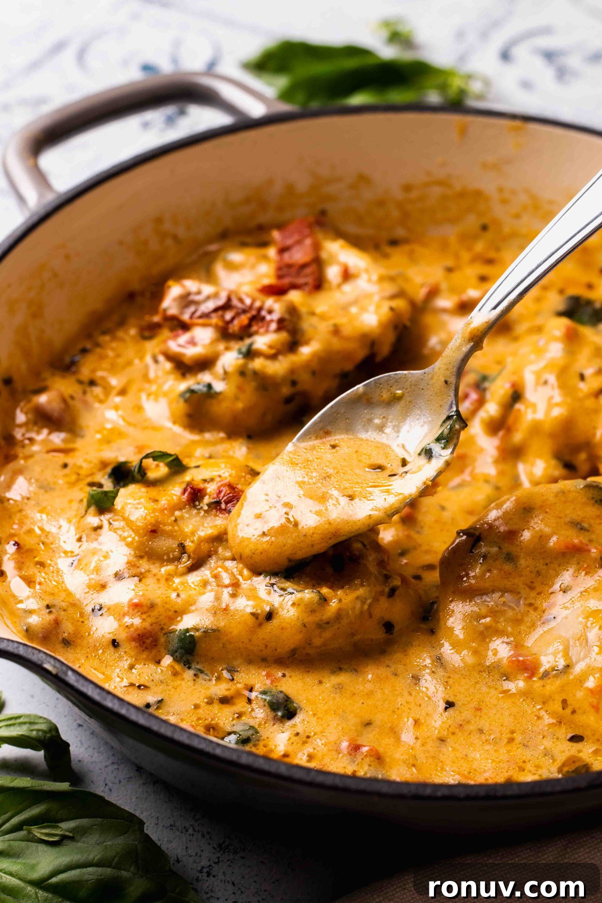 creamy chicken with sundried tomatoes