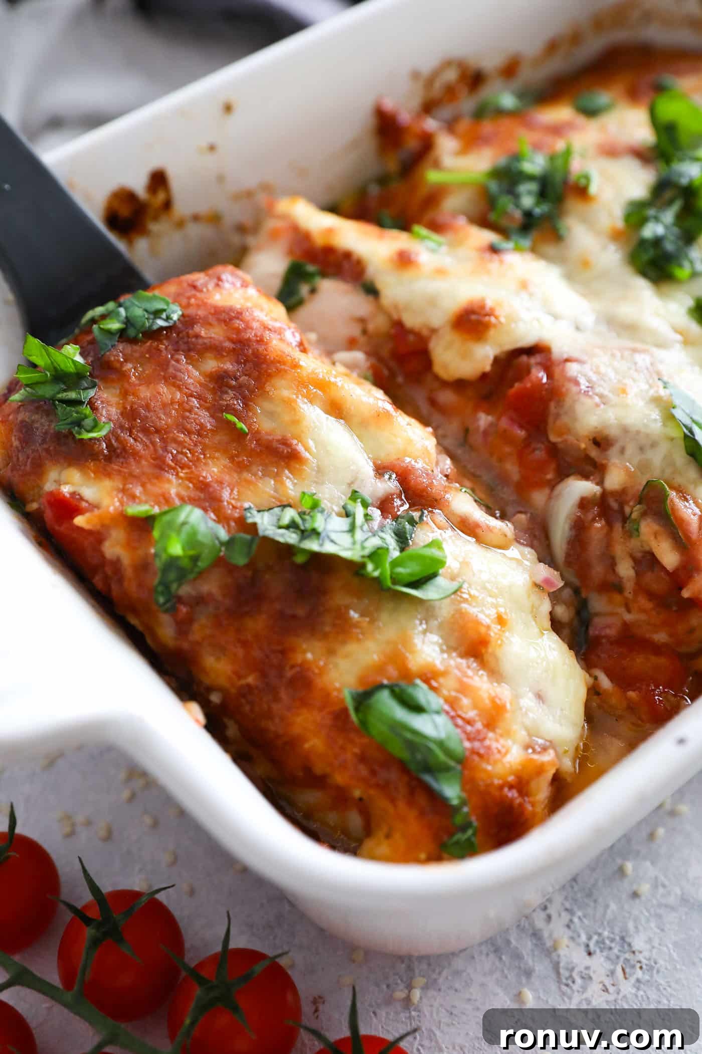 chicken mozzarella bake