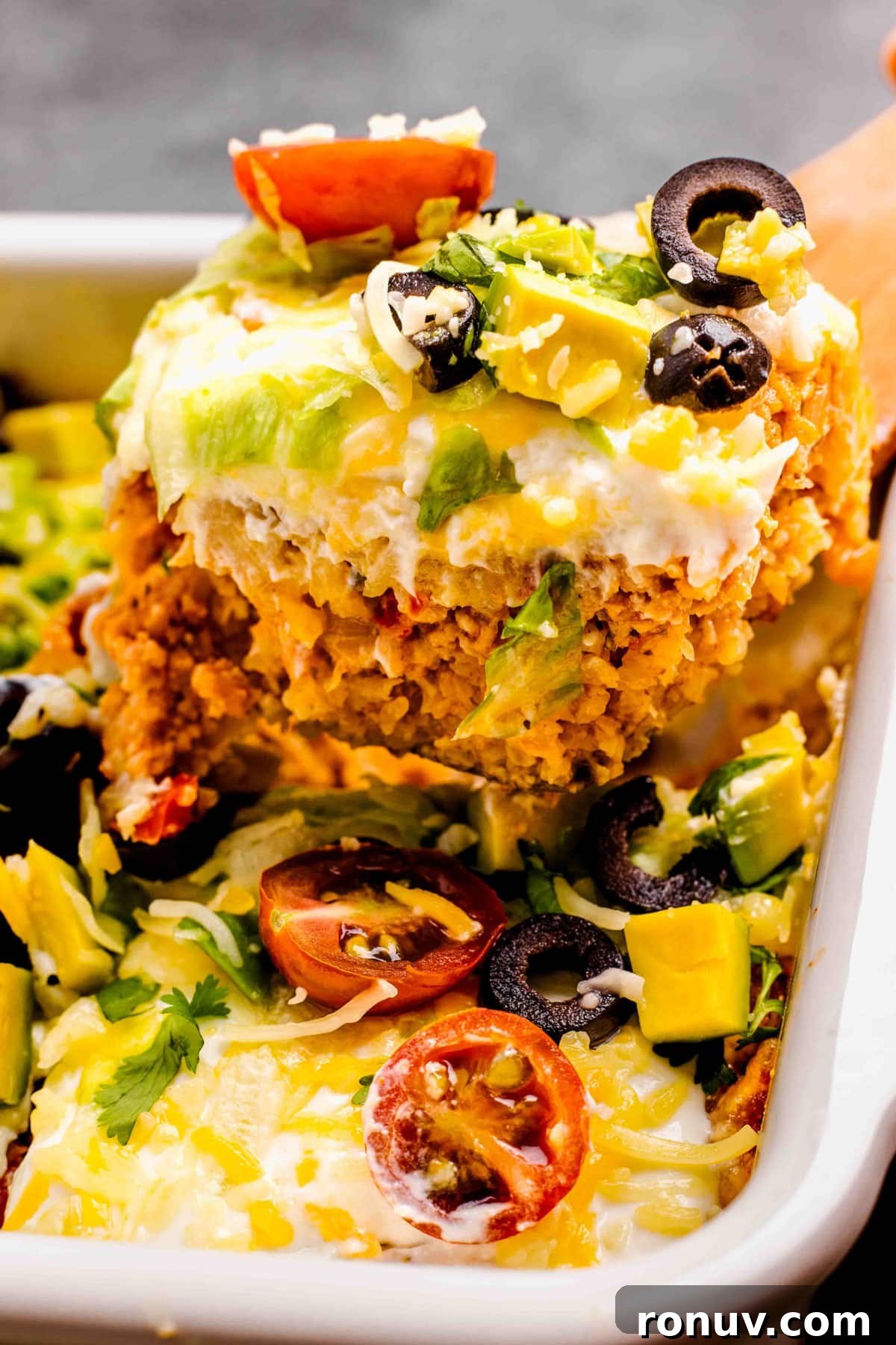 low carb taco casserole