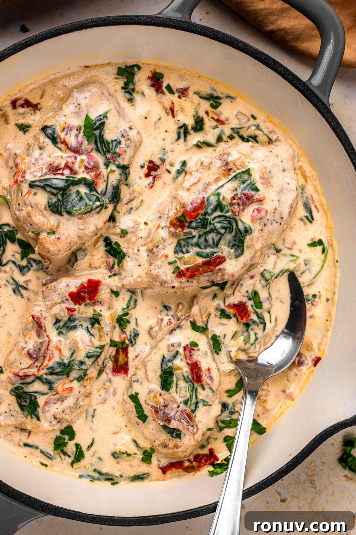 creamy parmesan chicken
