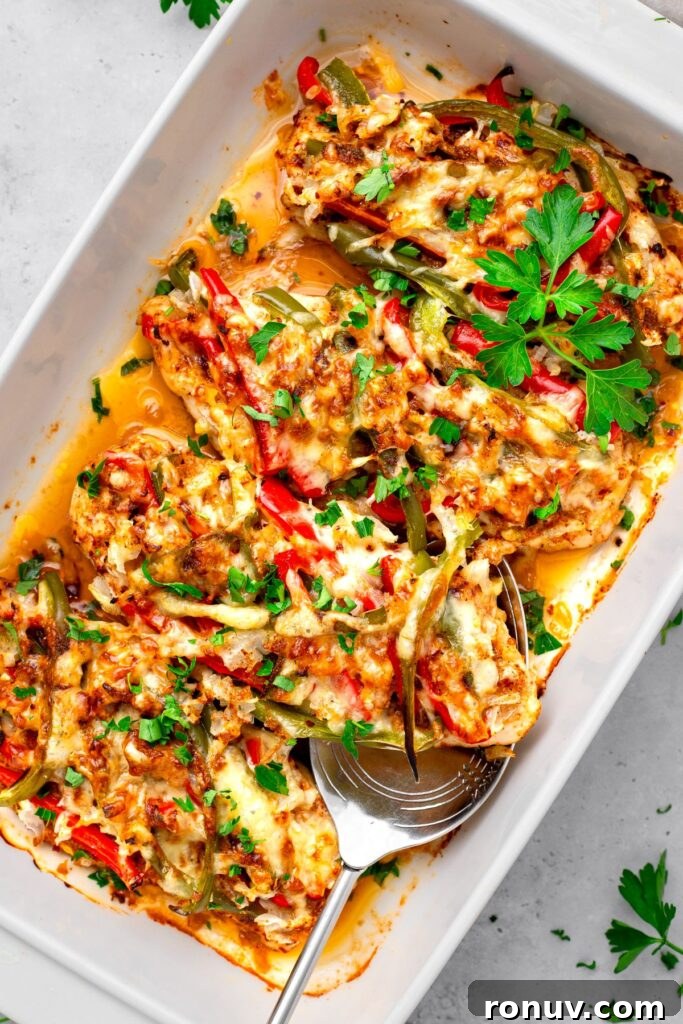 fajita chicken casserole