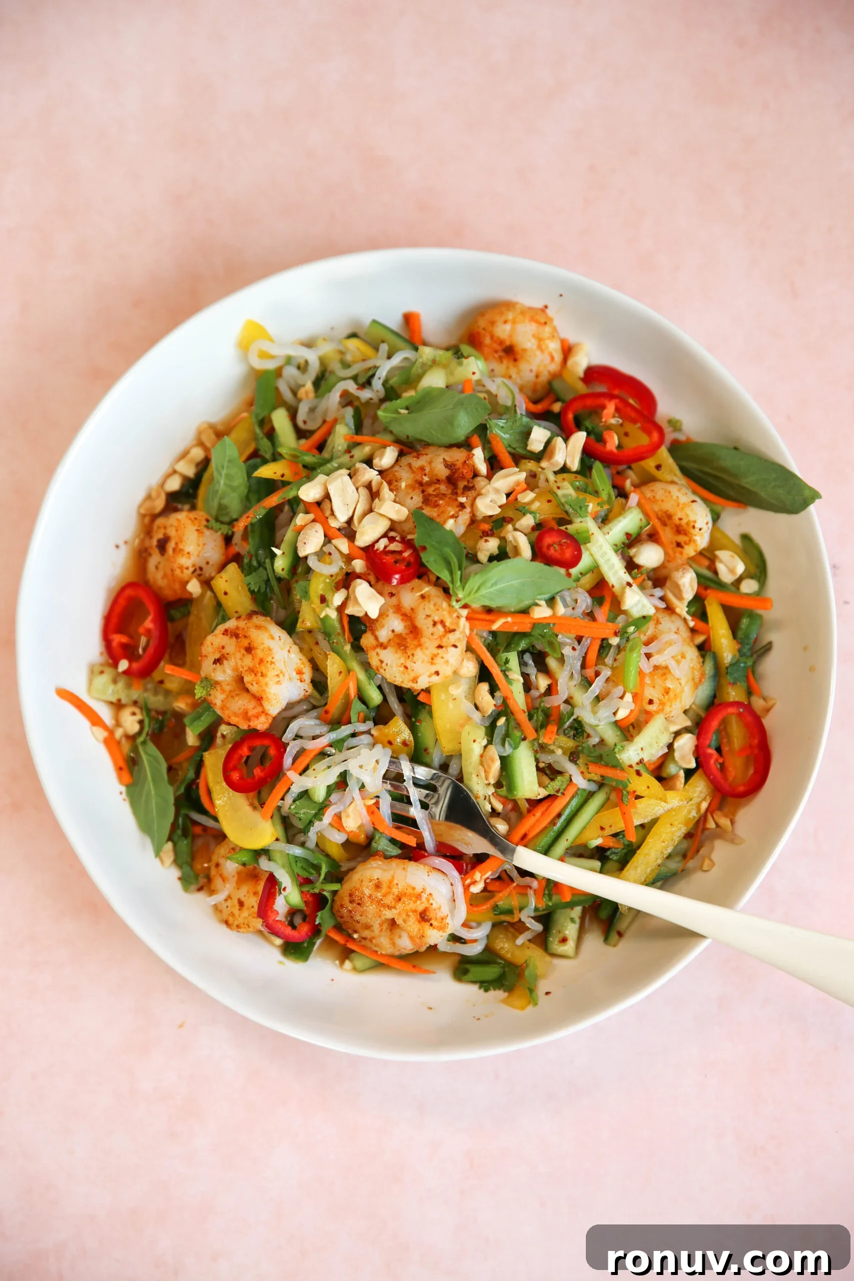 Vietnamese Vermicelli Salad (Bún) with Herbs & Lime 3 PaleOMG Vietnamese Noodle Salad