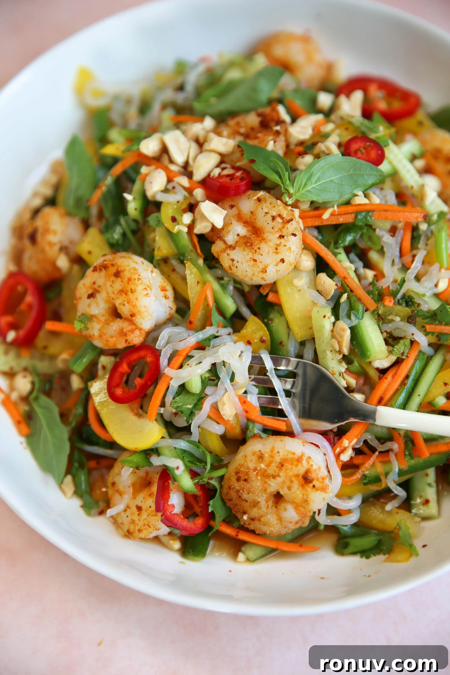 Vietnamese Vermicelli Salad (Bún) with Herbs & Lime 4 PaleOMG Vietnamese Noodle Salad