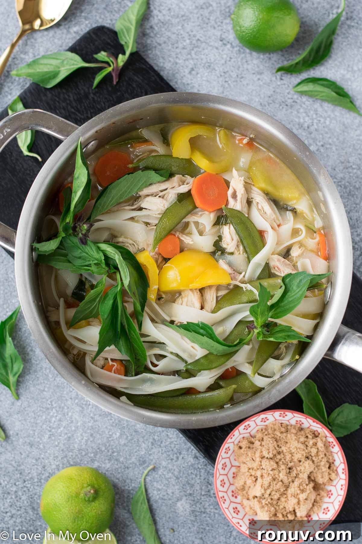 Spicy Thai Chicken Noodle Soup Recipe (Tom Yum-Inspired) 6 spicy thai chicken noodle soup