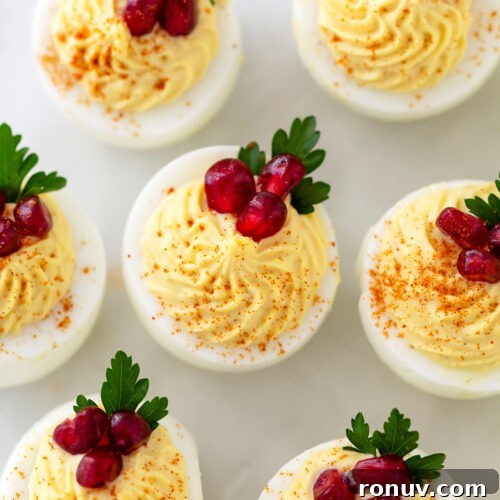 Holiday Deviled Eggs