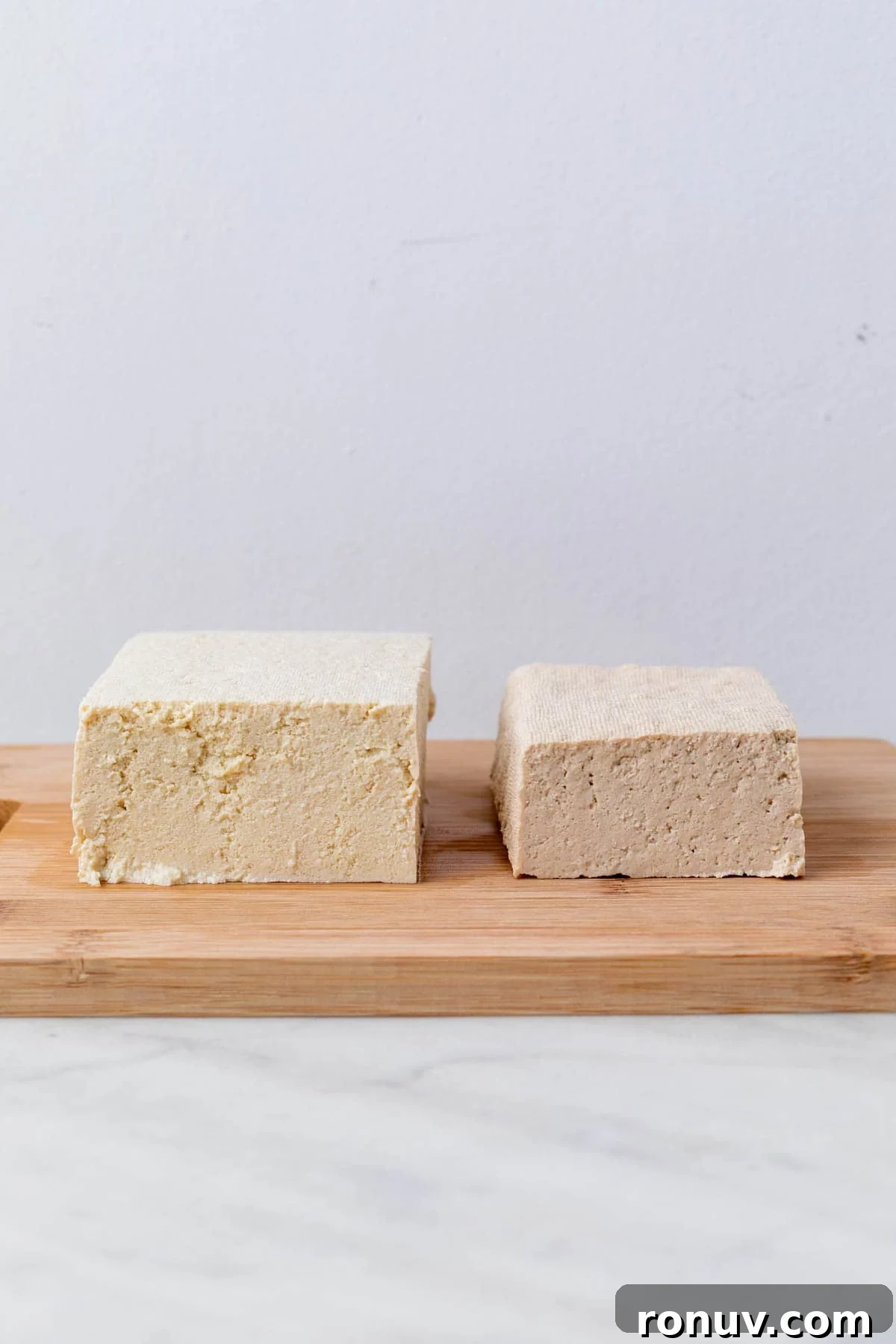 Freeze Tofu for Firmer Texture and Longer Storage 4 Firm and extra-firm tofu after freezing and thawing