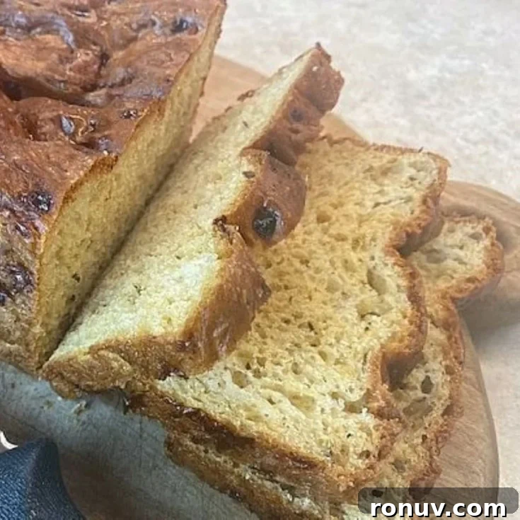 sliced dilly bread