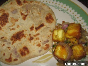 Onion kulcha